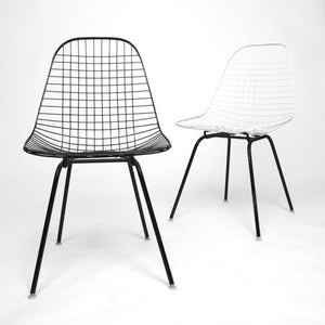 SOLD Herman Miller Eames 1960's Wire Desk Dining Task Chair (Black and White Available)