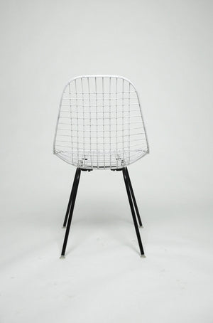 SOLD Herman Miller Eames 1960's Wire Desk Dining Task Chair (Black and White Available)