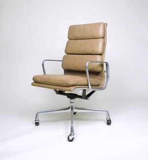 SOLD Eames Herman Miller Soft Pad High Back Aluminum Group Chairs Set Of Six