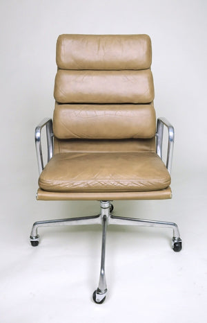 SOLD Eames Herman Miller Soft Pad High Back Aluminum Group Chairs Set Of Six