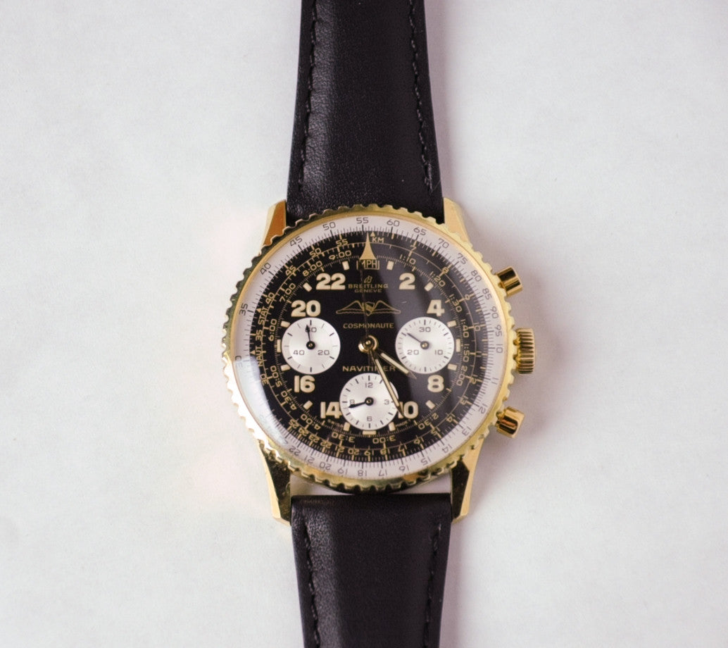 SOLD 1967 Vintage Breitling 809 Cosmonaute Restored By Mark Heist