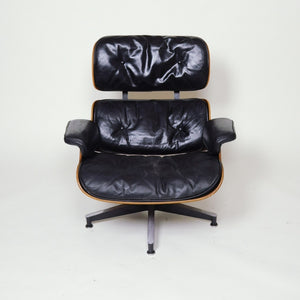 SOLD Herman Miller Eames Lounge Chair and Ottoman Rosewood 1957