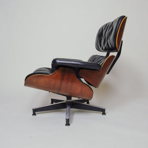 SOLD Herman Miller Eames Lounge Chair and Ottoman Rosewood 1957