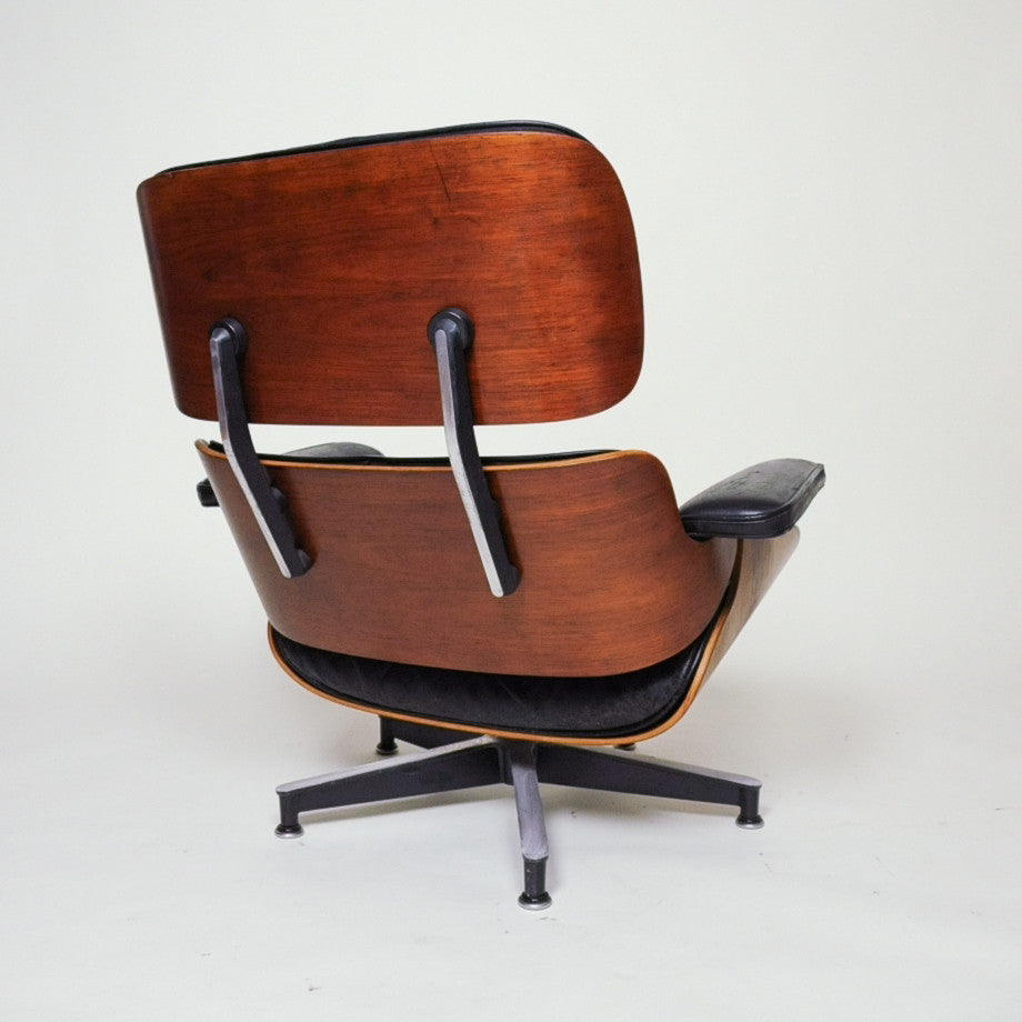 SOLD Herman Miller Eames Lounge Chair and Ottoman Rosewood 1957