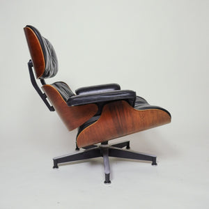 SOLD Herman Miller Eames Lounge Chair and Ottoman Rosewood 1957