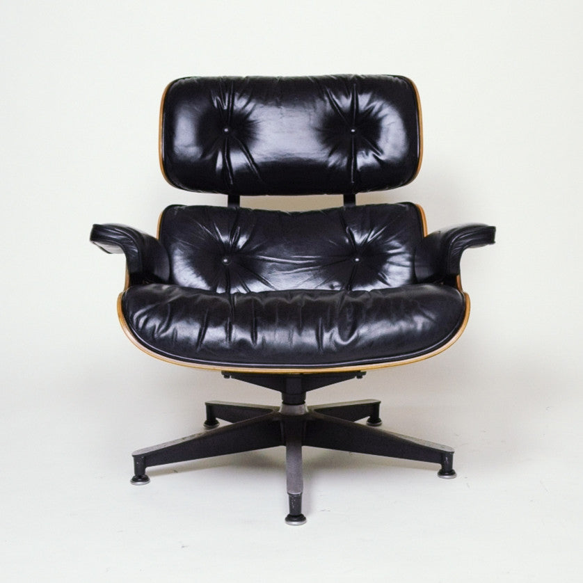 SOLD Herman Miller Eames Lounge Chair & Ottoman Rosewood 1970's