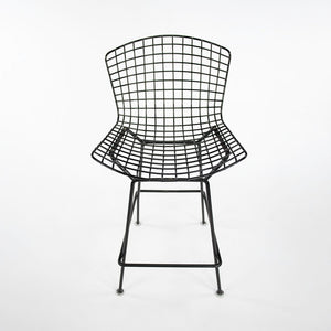 SOLD 2010s Bertoia Counter Stool 426C by Harry Bertoia for Knoll with Black Wire Frames