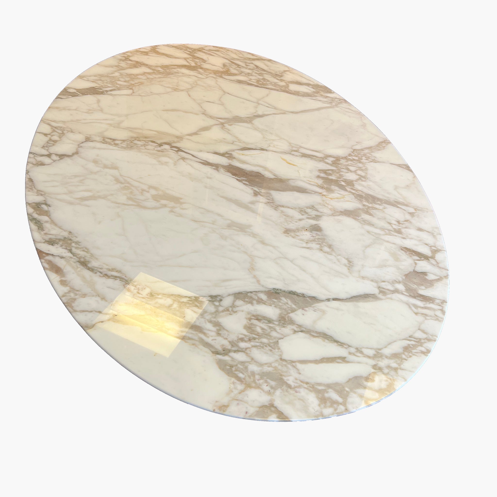 2007 Florence Knoll 78 in Calacatta Marble Dining Conference Table 1x Available