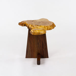 Mira Nakashima Maple Burl Minguren I Side Table George Nakashima Studio