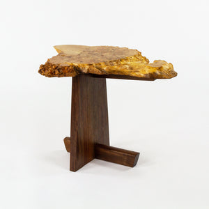 Mira Nakashima Maple Burl Minguren I Side Table George Nakashima Studio