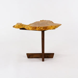 Mira Nakashima Maple Burl Minguren I Side Table George Nakashima Studio