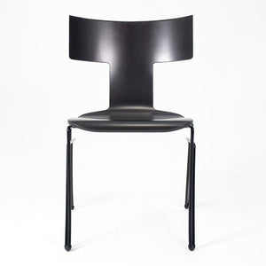 1990s Set of Six Anziano Chairs by John Hutton for Donghia in Black with Ebonized Wood