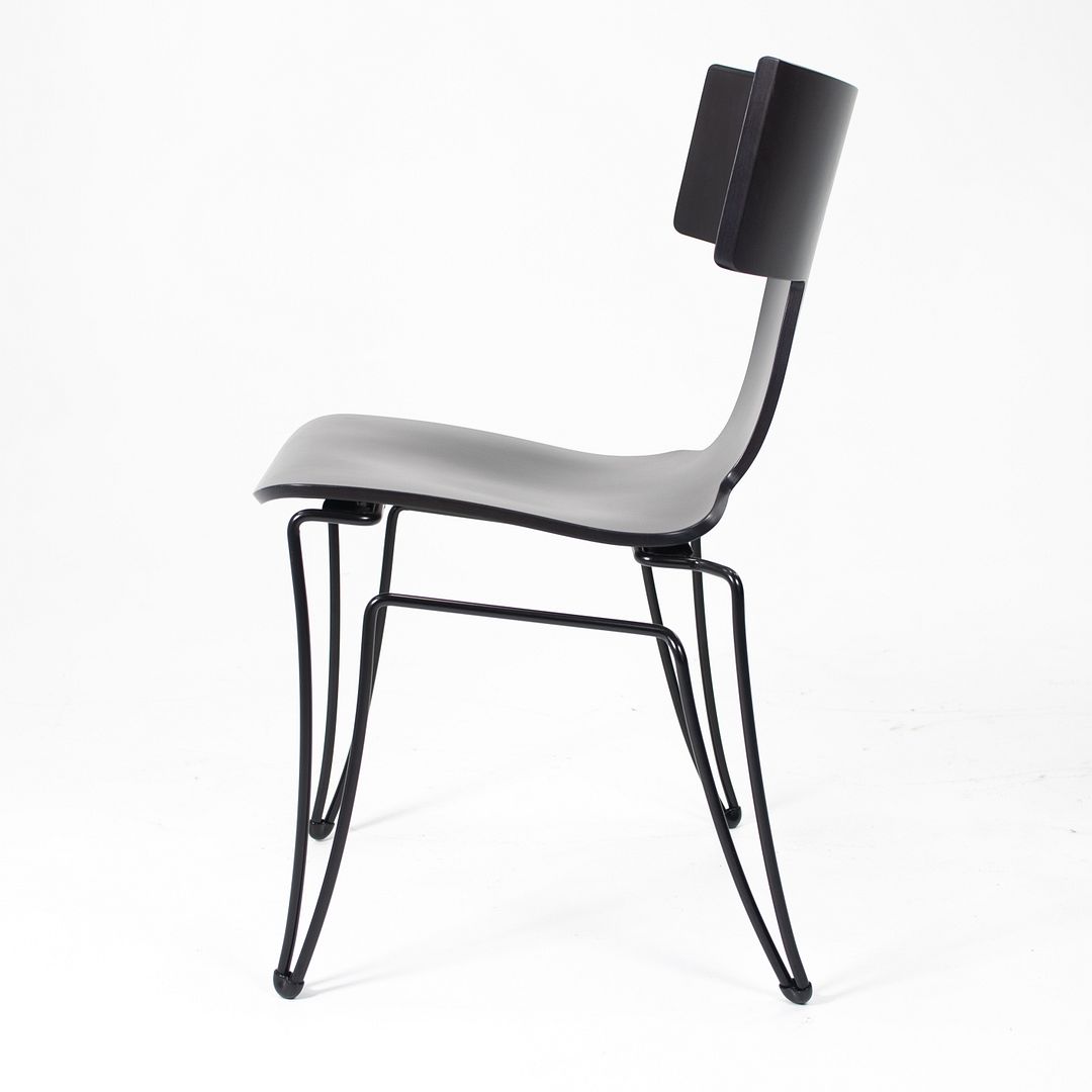 1990s Set of Six Anziano Chairs by John Hutton for Donghia in Black with Ebonized Wood