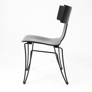 1990s Set of Six Anziano Chairs by John Hutton for Donghia in Black with Ebonized Wood