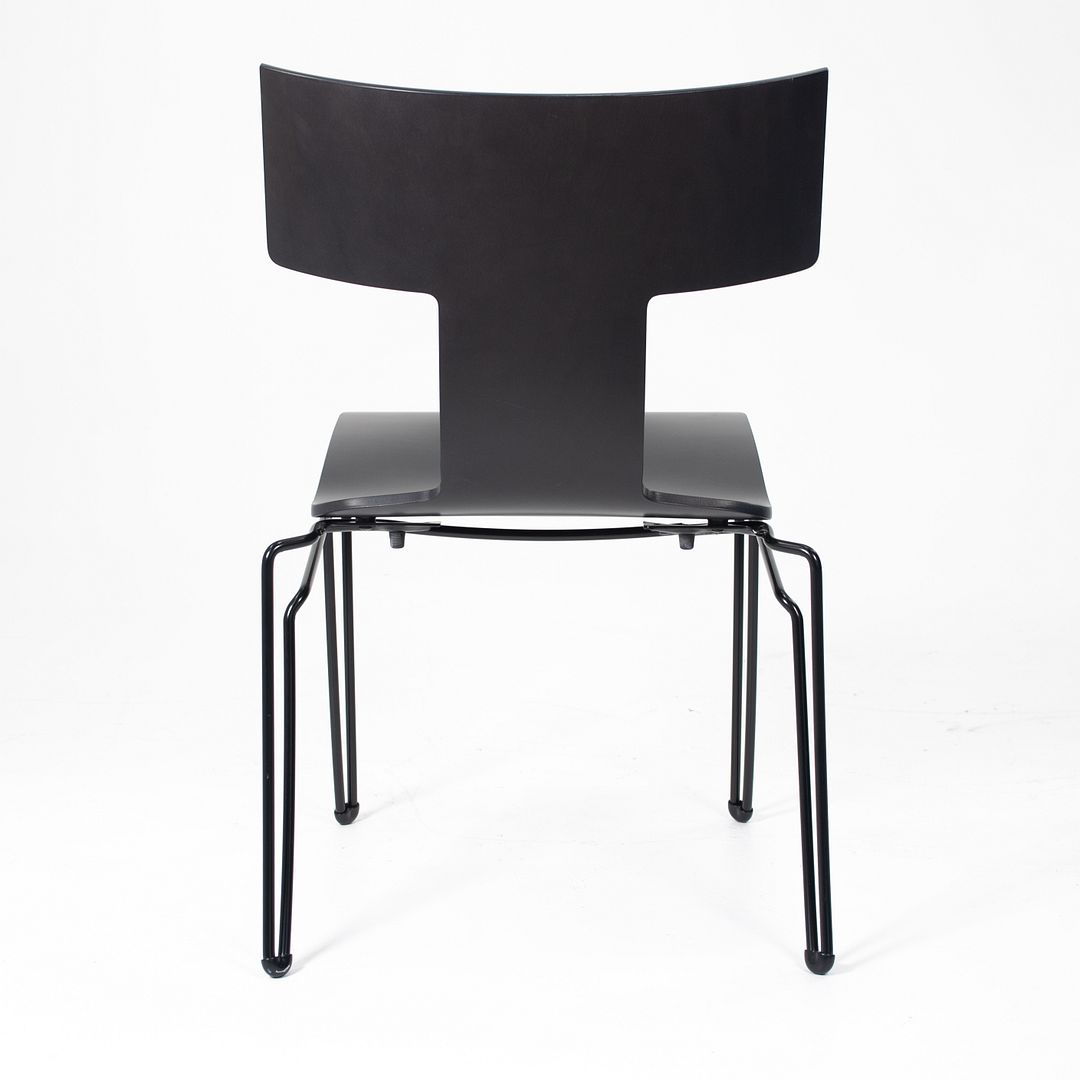 1990s Set of Six Anziano Chairs by John Hutton for Donghia in Black with Ebonized Wood