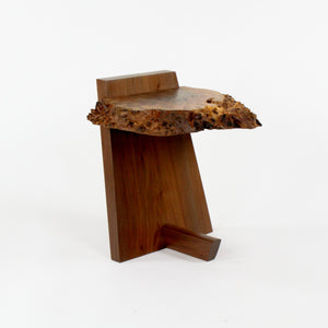 Mira Nakashima George Nakashima Woodworker Claro Walnut Burl Kevin End Table