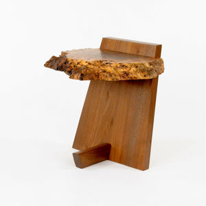 Mira Nakashima George Nakashima Woodworker Claro Walnut Burl Kevin End Table