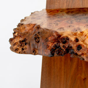 Mira Nakashima George Nakashima Woodworker Claro Walnut Burl Kevin End Table