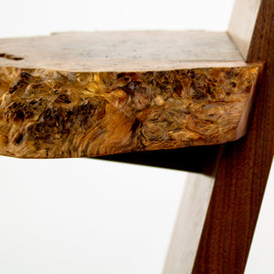 Mira Nakashima George Nakashima Woodworker Claro Walnut Burl Kevin End Table