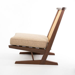 2022 Conoid Cushion Chairs by Mira Nakashima in Black Walnut