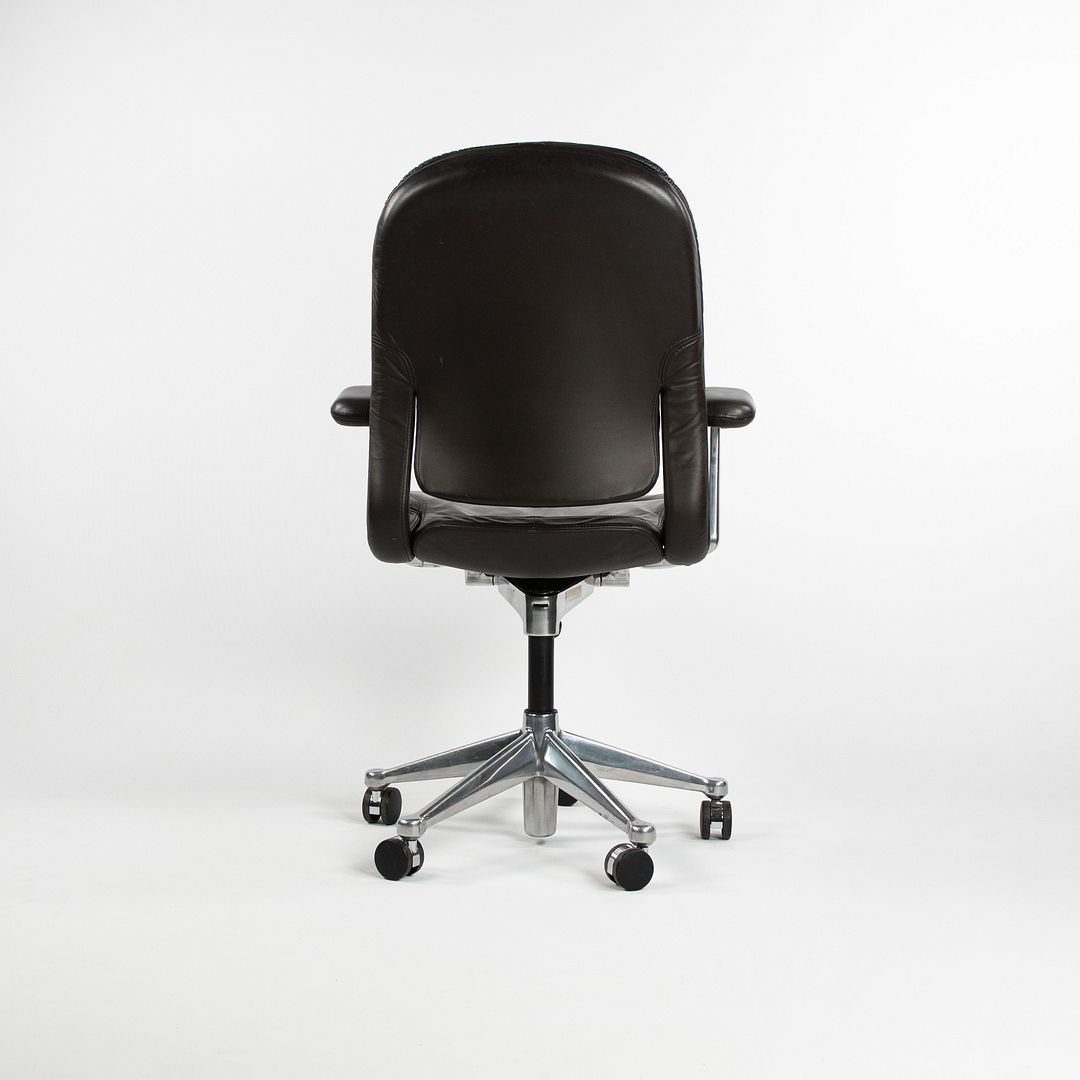 1980s Equa Chair by Bill Stumpf and Don Chadwick for Herman Miller in Dark Brown Leather