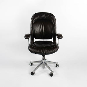 1980s Equa Chair by Bill Stumpf and Don Chadwick for Herman Miller in Dark Brown Leather