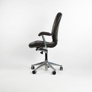 1980s Equa Chair by Bill Stumpf and Don Chadwick for Herman Miller in Dark Brown Leather