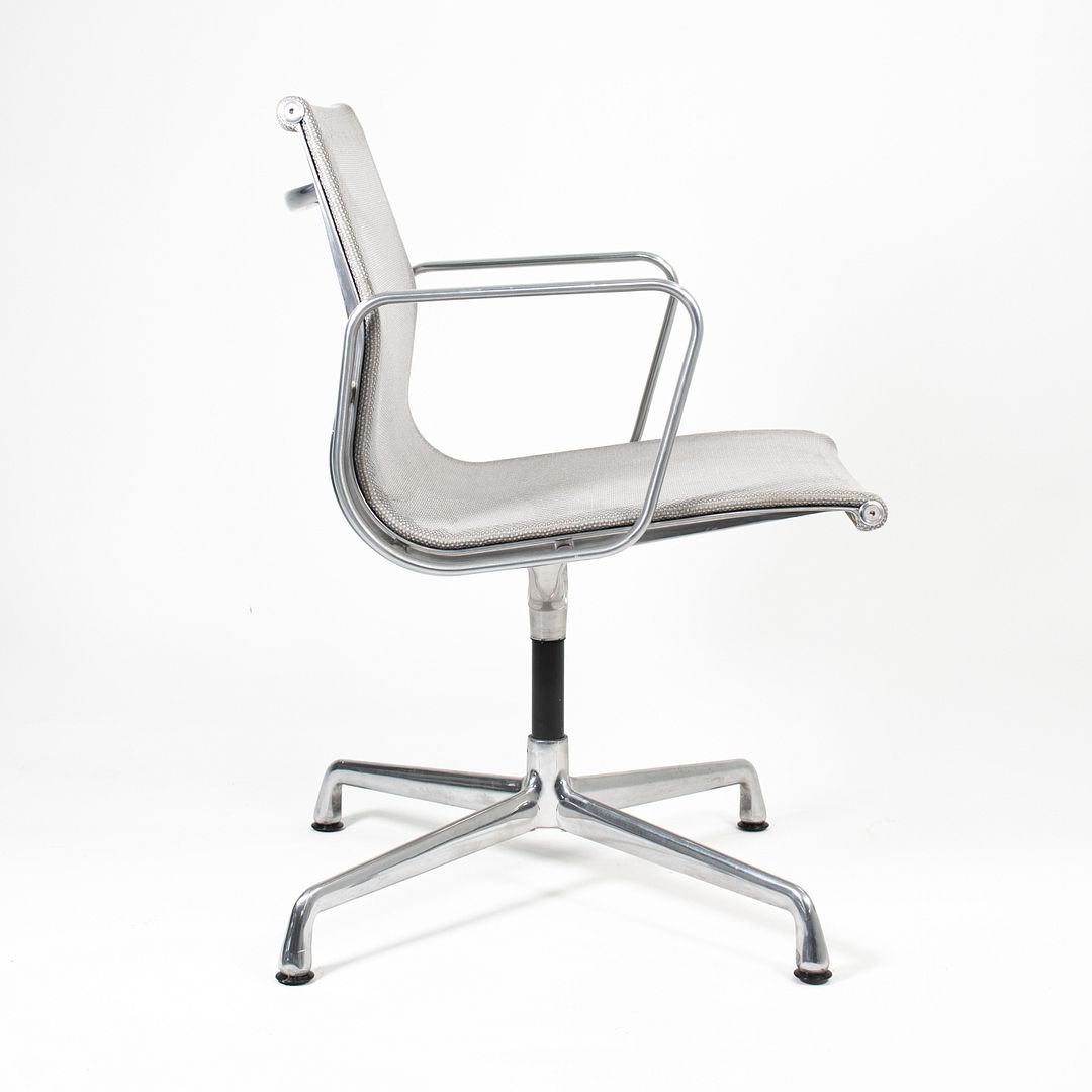 2007 Eames Aluminum Side Chair by Charles and Ray Eames for Herman Miller in Silver Mesh