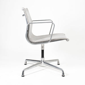 SOLD 2007 Eames Aluminum Side Chair by Charles and Ray Eames for Herman Miller in Silver Mesh