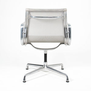 SOLD 2007 Eames Aluminum Side Chair by Charles and Ray Eames for Herman Miller in Silver Mesh