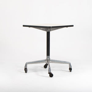 SOLD 1970s Universal Base Rolling Table by Charles and Ray Eames for Herman Miller with White Laminate Top 2x Available