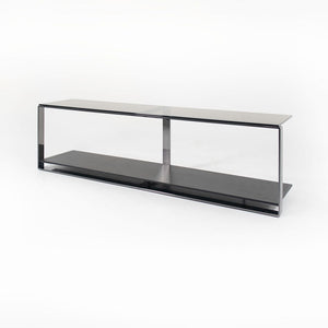 SOLD 2020 Williams Console by Rodolfo Dordoni for Minotti, Smoked Glass & Steel