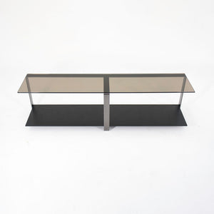 SOLD 2020 Williams Console by Rodolfo Dordoni for Minotti, Smoked Glass & Steel