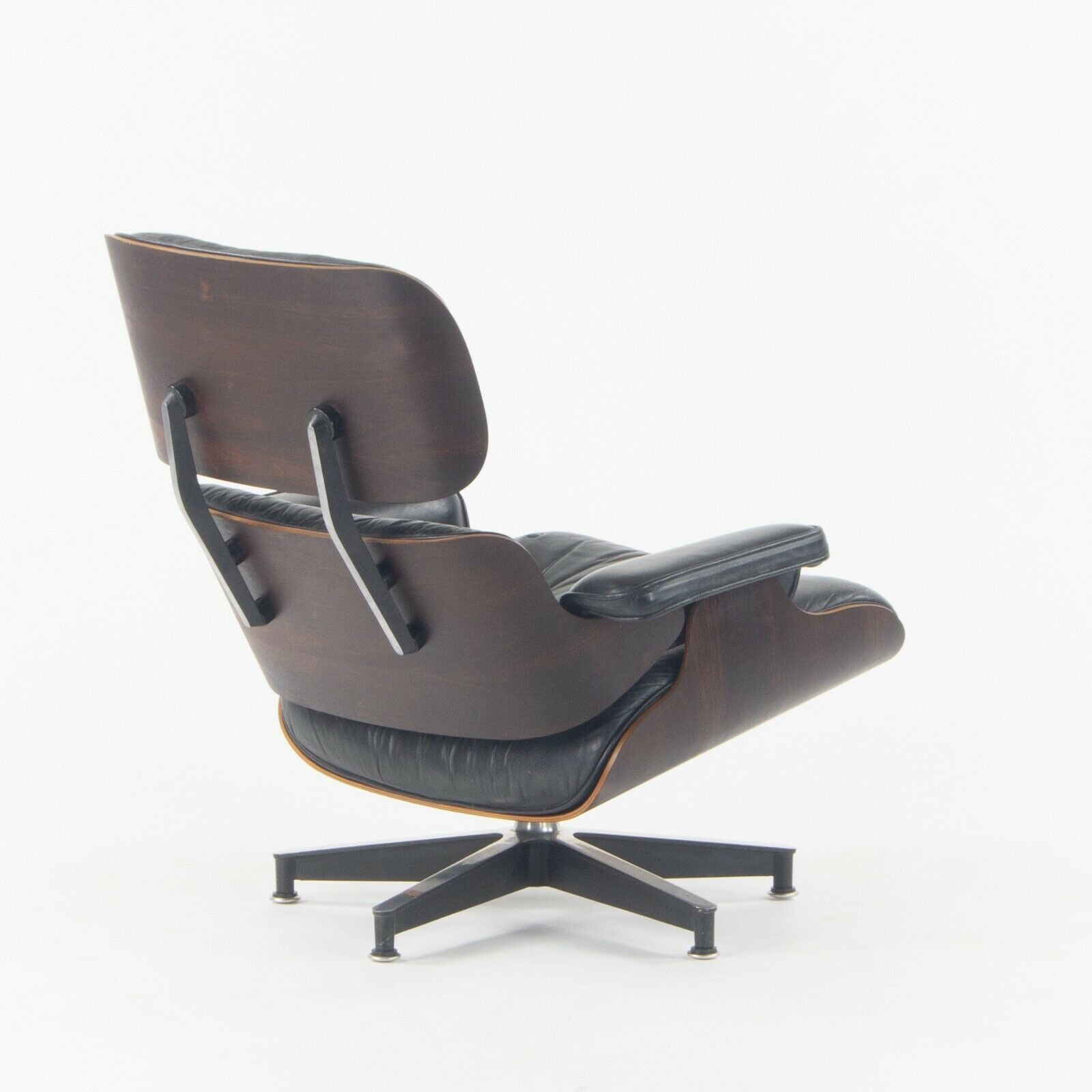 SOLD 1970s Herman Miller Eames Lounge Chair and Ottoman 670 671 Rosewood Leather